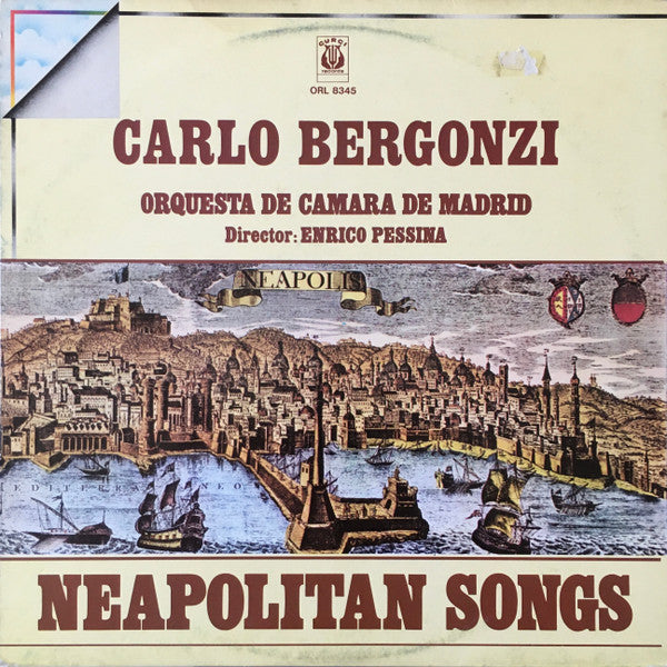 LP VINYL Carlo Bergonzi, Orquesta De Camara De Madrid - usado