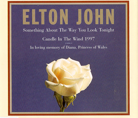 CD Elton John – Something About The Way You Look Tonight / Candle In The Wind 1997 - Usado