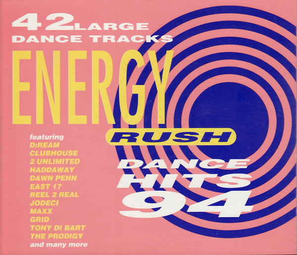 CD - Various – Energy Rush Dance Hits 94 - usado