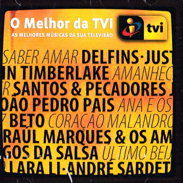 CD - O Melhor Da TVI - As Melhores Músicas Da Sua Televisão - USADO