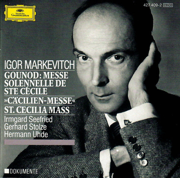 CD  Gounod* - Irmgard Seefried - Gerhard Stolze - Hermann Uhde - Igor Markevitch – Messe Solennelle De Ste Cécile -USADO