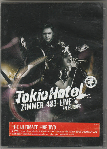 DVD MUSICA Tokio Hotel – Zimmer 483 - Live In Europe USADO