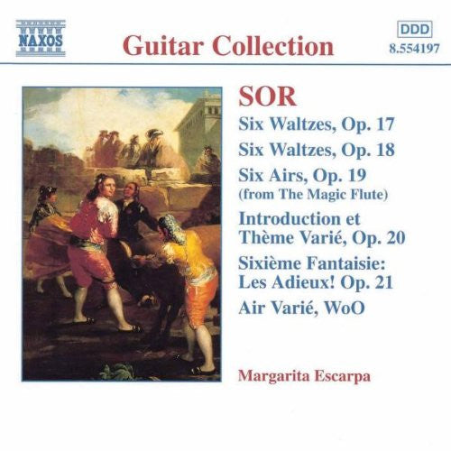 CD Sor* - Margarita Escarpa – Guitar Music Opp. 17-21 USADO
