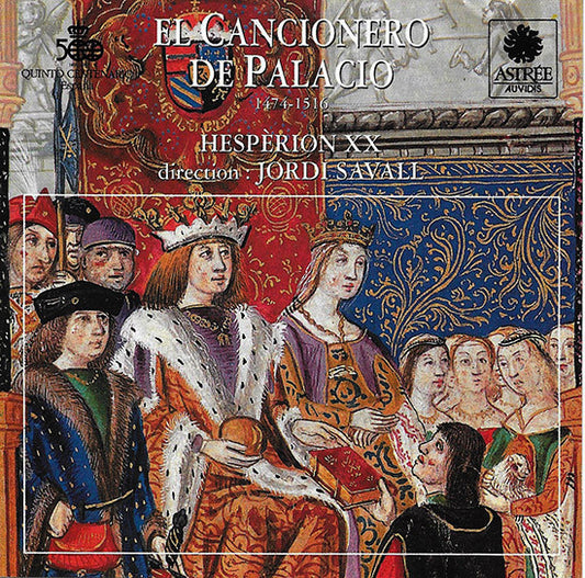 CD Hespèrion XX - Jordi Savall – El Cancionero De Palacio 1474-1516 - Usado