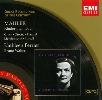 CD Mahler* - Kathleen Ferrier, Bruno Walter – Kindertotenlieder - USADO