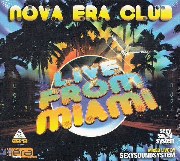 CD - NOVA ERA CLUB - LIVE FROM MIAMI - USADO