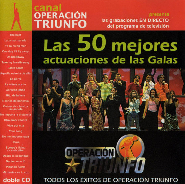 CD Academia Operación Triunfo – Las 50 Mejores Actuaciones De Las Galas - USADO