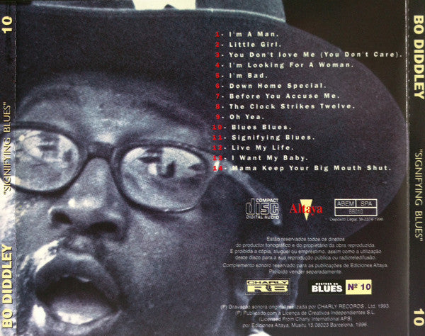 CD Bo Diddley – Signifying Blues - Usado