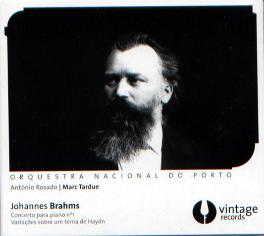 CD António Rosado, Orquestra Nacional do Porto, Marc Tardue – Johannes Brahms: Concerto N.1 Op.15 / Variações Sobre Um Tema de Haydn Op.56 - USADO