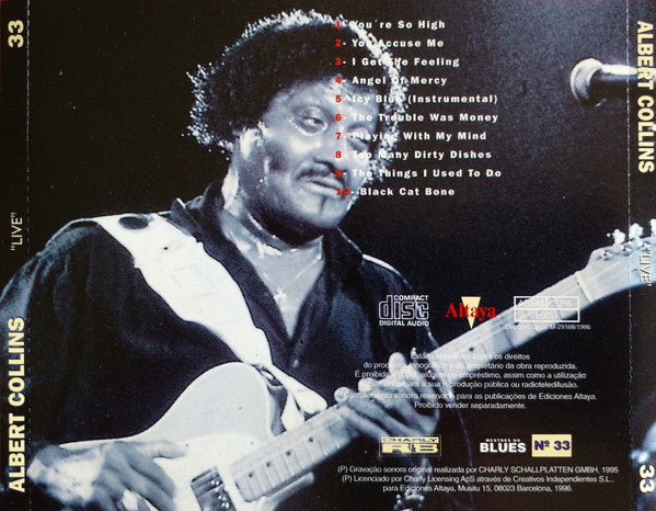 CD Albert Collins – Live - Usado