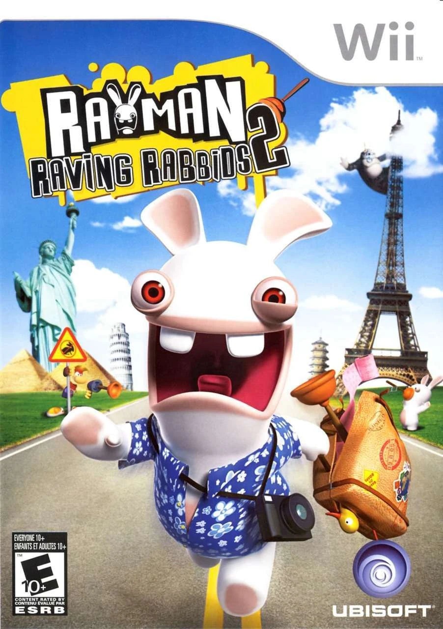 WII Rayman Raving Rabbids 2 NTSC - USADO