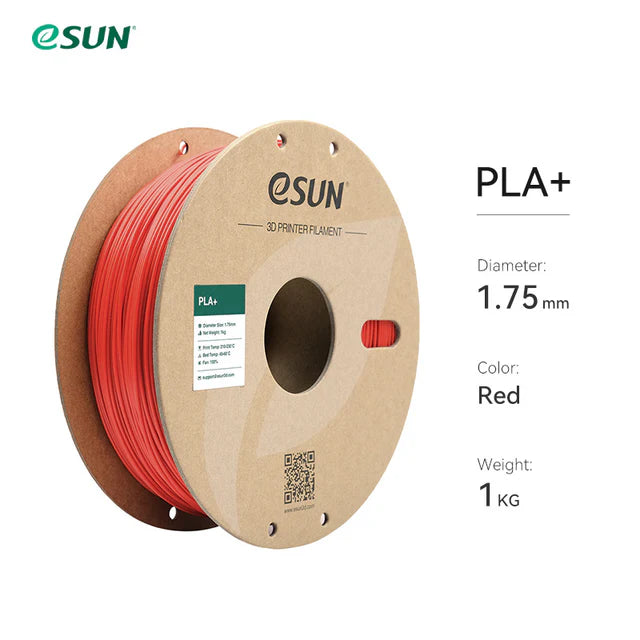 PLA+Filament  Red, 1.75 mm / 1000 g eSun