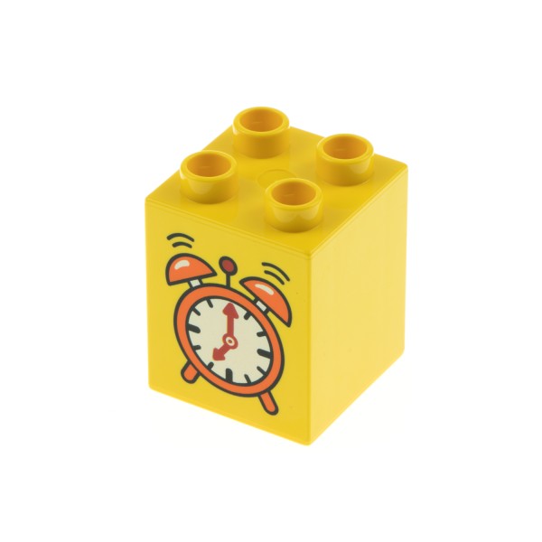 Lego DUPLO Brick 2 x 2 x 2 with Alarm Clock Set 10835 10616 31110 - USADO