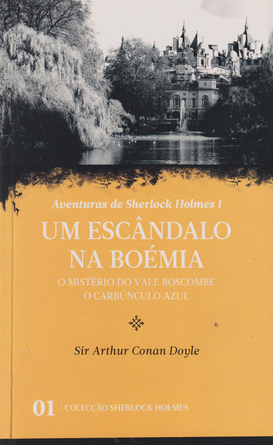 Livro - Aventuras de Sherlock Holmes - Um escândalo na boêmia de Arthur Conan Doyle - USADO