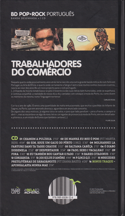 Livro/ CD - Trabalhadores do Comércio de Pedro Pires, André Caetano, Hugo Jesus - USADO