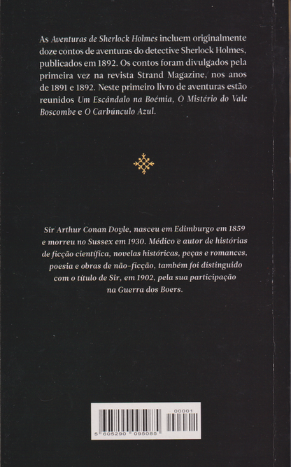 Livro - Aventuras de Sherlock Holmes - Um escândalo na boêmia de Arthur Conan Doyle - USADO