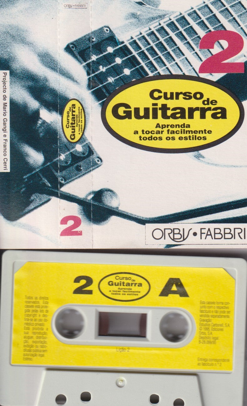 CASSETES- CURSO DE GUITARRA 2 - USADO