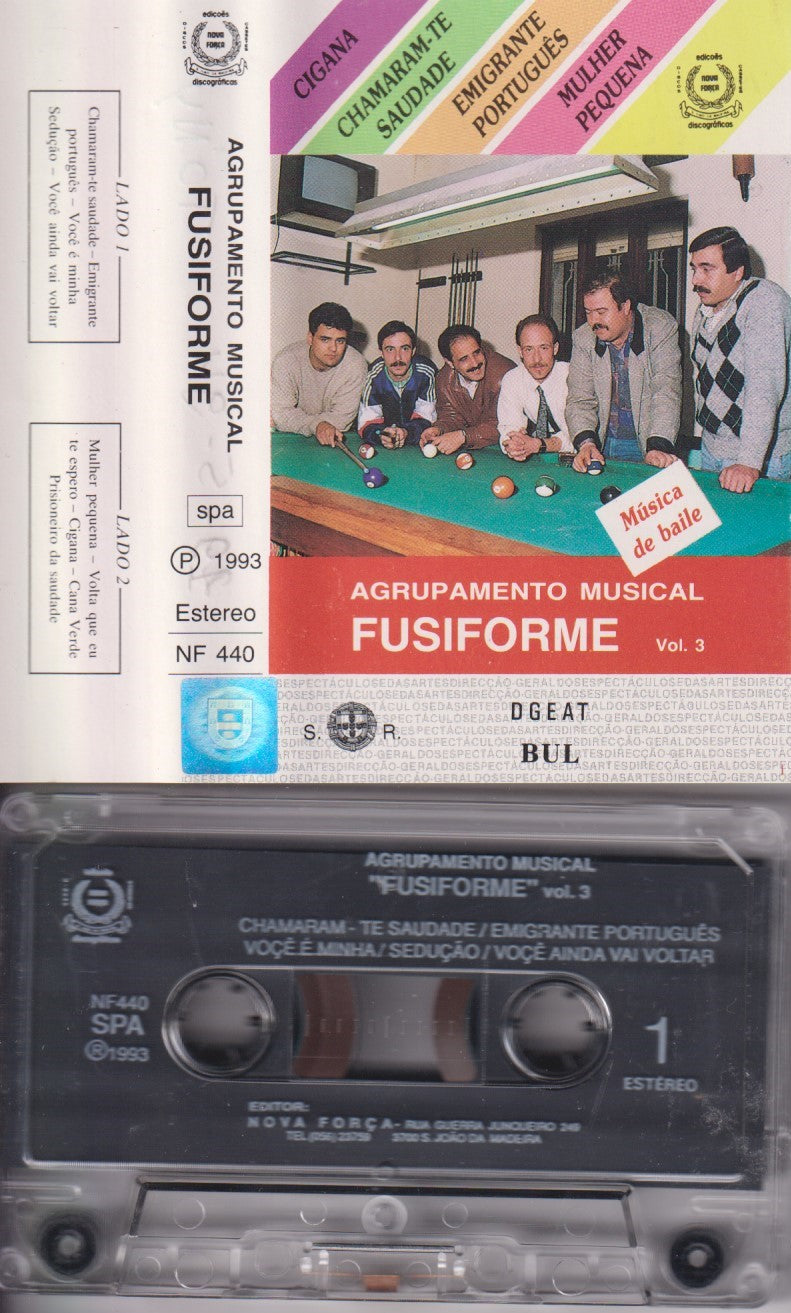 CASSETES-  AGRUPAMENTO MUSICAL FUSIFORME - USADO