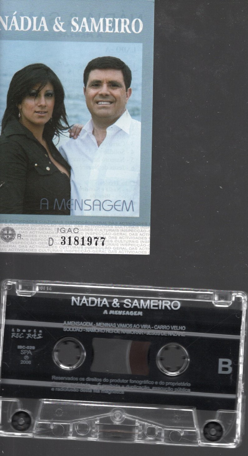 CASSETE DE NÁDIA & SAMEIRO A MENSAGEM