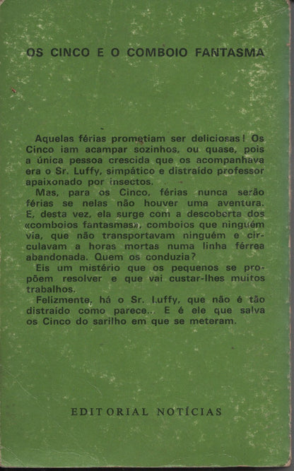 Livro Os Cinco E O COMBOIO FANTASMA  #7 De Enid Blyton (1977)