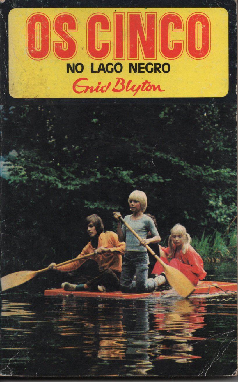 Livro Os Cinco NO LAGO NEGRO #10 De Enid Blyton (1977)