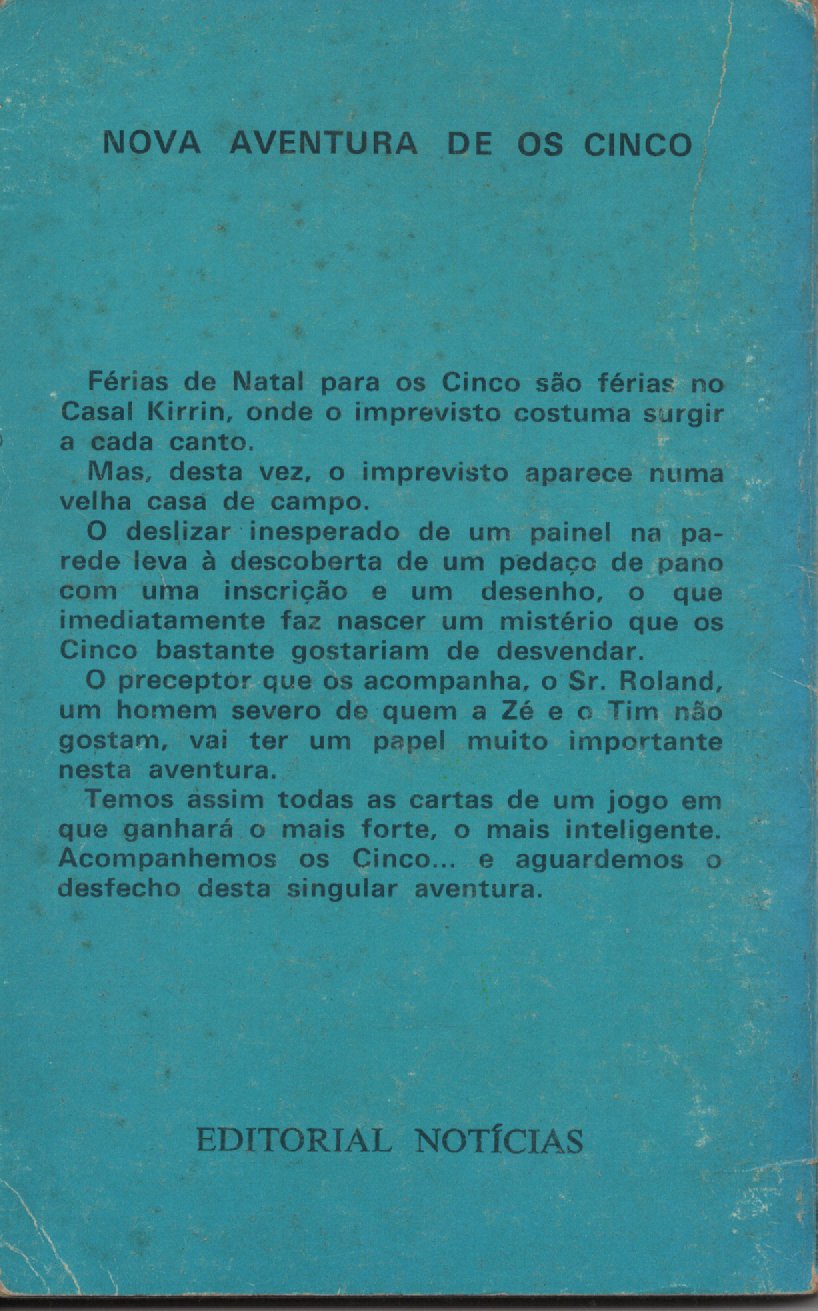 Livro NOVA AVENTURA DE Os Cinco #2 De Enid Blyton (1977)