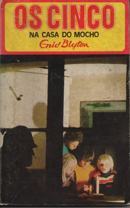 Livro Os Cinco Na casa do mocho #8 De Enid Blyton (1977)