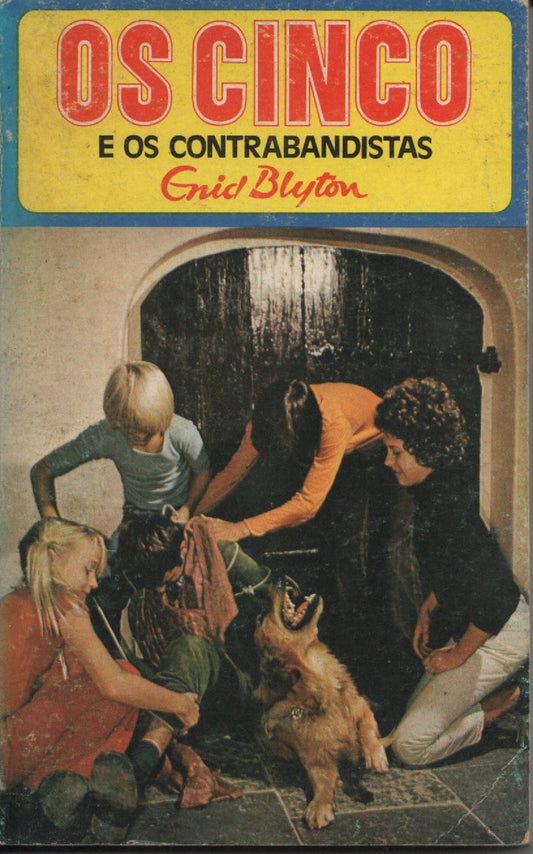 Livro Os Cinco e os contrabandistas #4 De Enid Blyton (1978)