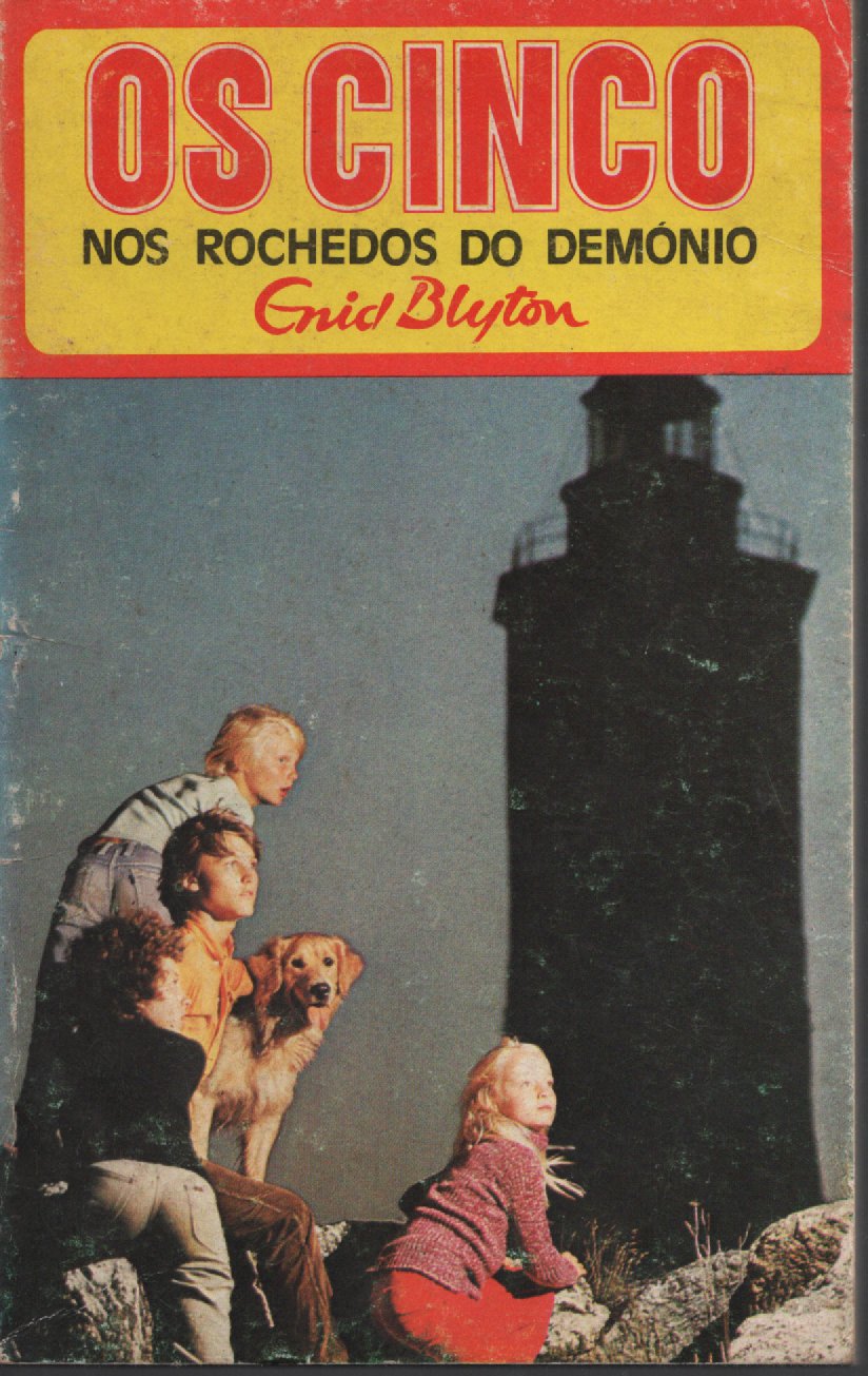 Livro OS CINCOS NOS ROCHEDOS DO DEMÓNIO#19 De Enid Blyton (1977)