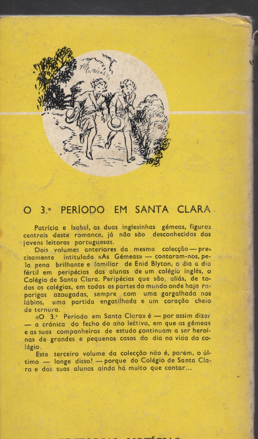 Livro o 3º Periodo  em Santa-Clara #3 De Enid Blyton (1978)