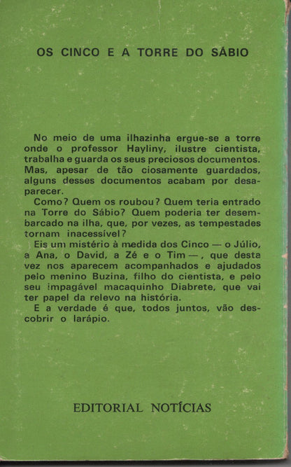 Livro Os Cinco NAS MONTANHAS DE GALES #17 De Enid Blyton (1978)