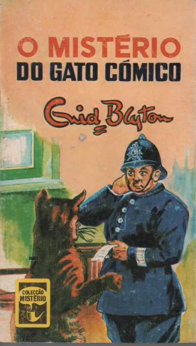 Livro O Mistério do Gato Cómico #5 de Enid Blyton(1978)