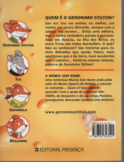 LIVRO A MÚMIA SEM NOME de Geronimo Stilton #39 - USADO