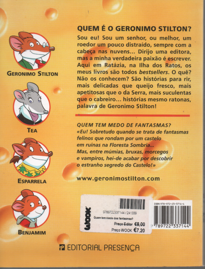 LIVRO Quem tem medo de fantasmas? Geronimo Stilton #13 - USADO