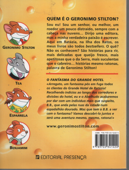 LIVRO O Fantasma do Grande Hotel  Geronimo Stilton #32 - USADO