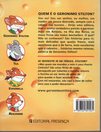 LIVRO  Ai quiseste ir de ferias,Stilton? Geronimo Stilton #33 - USADO