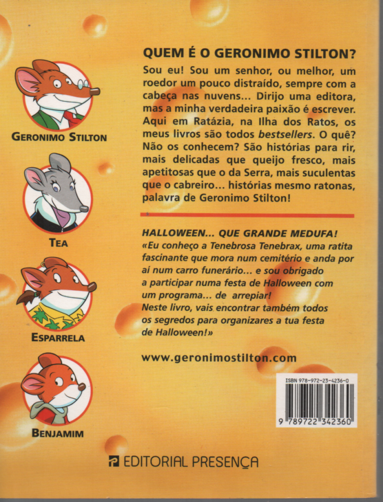 LIVRO HALOWEEN... QUE GRANDE MEDUFA! Geronimo Stilton #36 - USADO