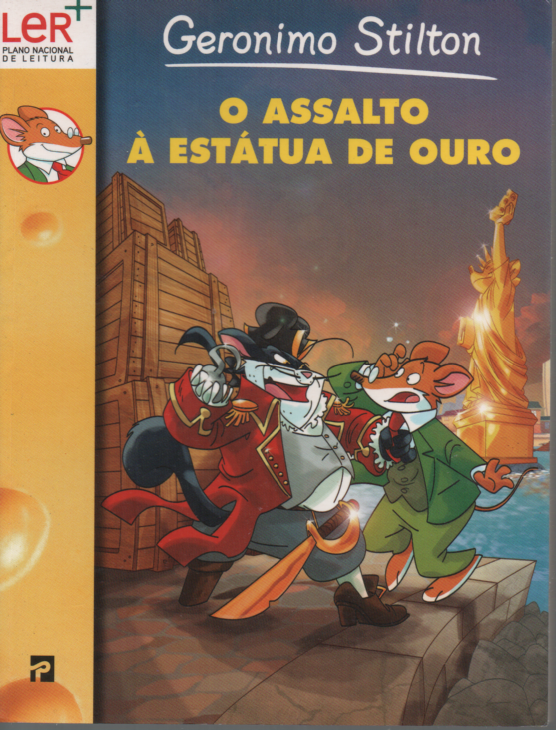 LIVRO O ASSALTO À ESTÁTUA DE OURO Geronimo Stilton #47- USADO