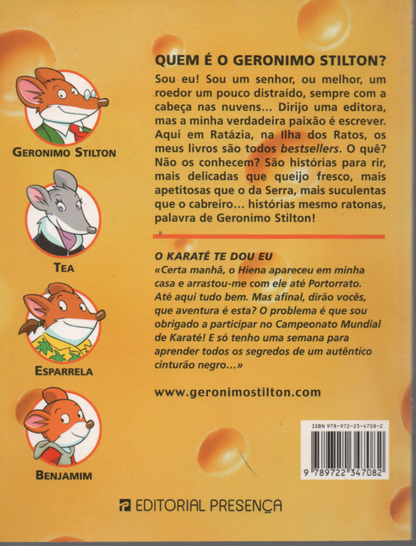 LIVRO O KARATÉ TE DOU EU Geronimo Stilton #46- USADO