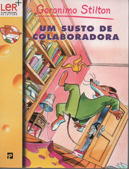 LIVRO UM SUSTO DE COLABORADORA Geronimo Stilton #40- USADO