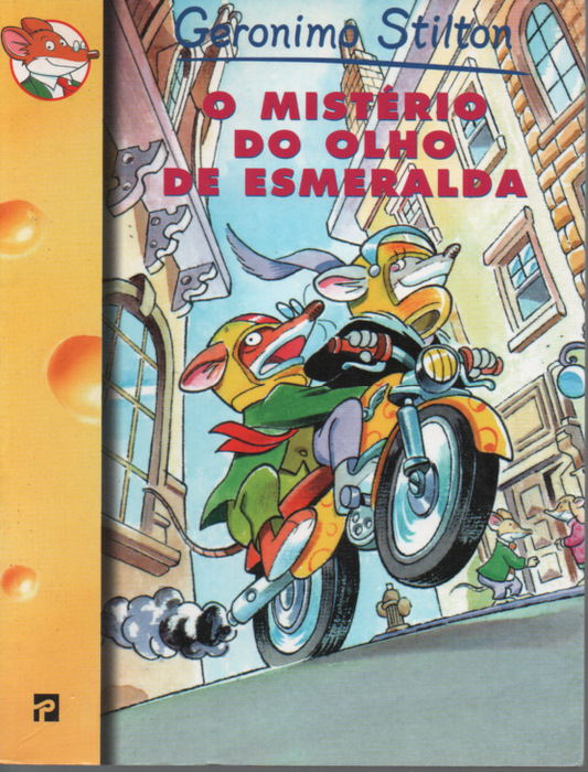 LIVRO O MISTERIO DO OLHO DE ESMERALDA Geronimo Stilton #5- USADO