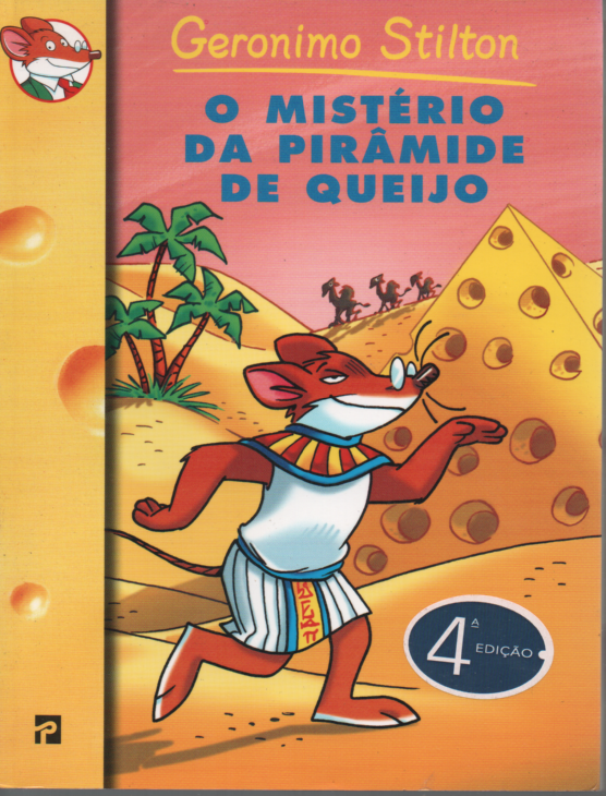 LIVRO O MISTÉRIO DA PIRAMIDE DE QUEIJO Geronimo Stilton #14- USADO