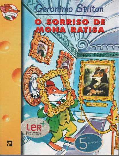 LIVRO O SORRISO DE MONA RATISA Geronimo Stilton #43- USADO