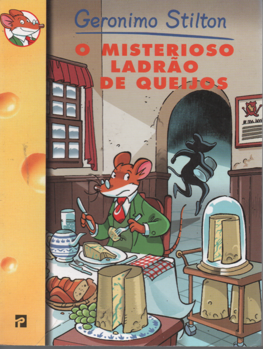 LIVRO O MISTERIOSO LADRÃO DE QUIEJOS Geronimo Stilton #16 - USADO