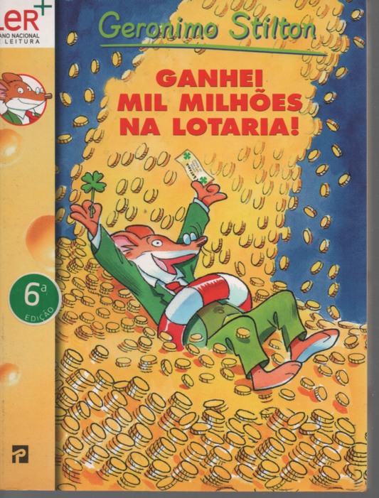 LIVRO GANHEI MIL MILHÕES NA LOTARIA  Geronimo Stilton #20 - USADO