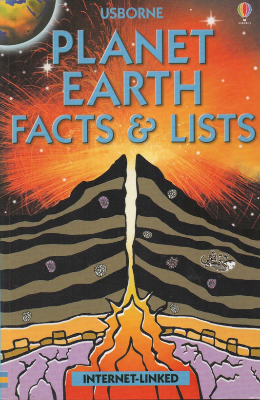 LIVRO Planet Earth Facts and Lists de Judy Tatchell (EN) - USADO