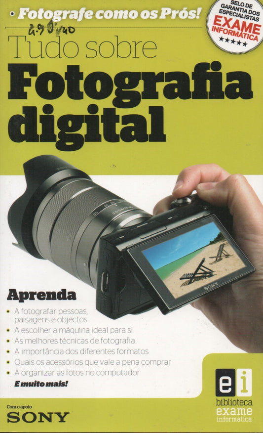 Livro - Tudo sobre fotografia digital - USADO