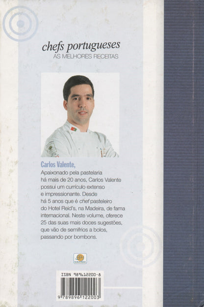 Livro - Chefs Portugueses - As Melhores Receitas de Carlos Valente - USADO