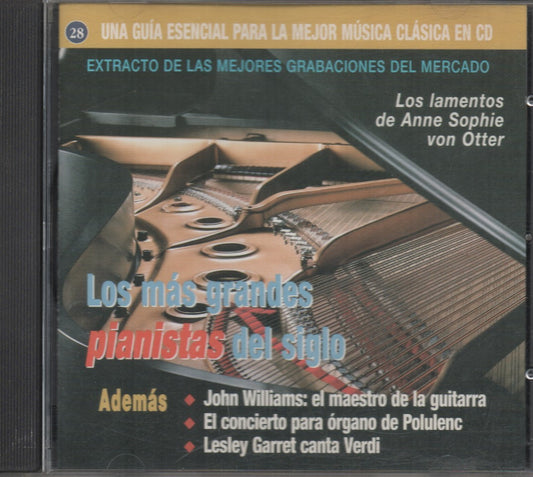 CD - Los más grandes pianistas del siglo - USADO