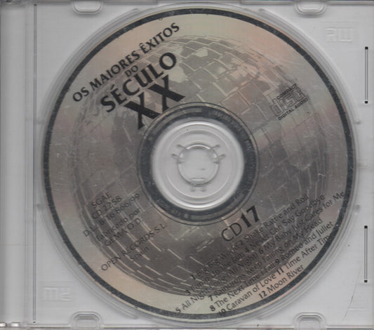 CD - Unknown Artist – Os Maiores Êxitos Do Século XX - CD 17 - USADO